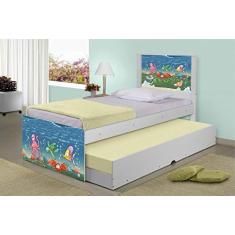 Imagem de Bicama Juvenil Adesivada Fundo do Mar