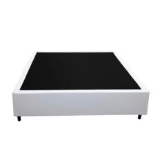 Imagem de Base Box Casal Santo Box Sintético Branco 40x138x188