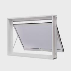 Imagem de Janela de Aço Maxim-Ar 50x50cm Vidro Boreal Qualitysol Ramassol