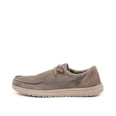 Imagem de Skechers Mocassim masculino Melson-Raymon de lona, Khk, 38