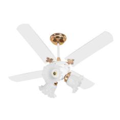 Imagem de Ventilador De Teto New Zeta 4 Pás de MDF Branco/Cobre 220v - Venti-Del
