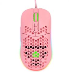 Imagem de Mouse Gamer Vx Gaming Void Com Led Rgb Rosa 7600 Dpi Cabo Usb