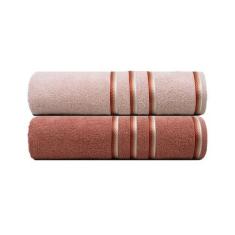 Imagem de Kit 02 Toalha de Banho Gigante Banhão Classic 78x150cm 390g/m² 100% Al