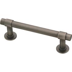 Imagem de Franklin Brass Puxador de gaveta de ná­quel acetinado de 7.6 cm da cozinha de Francisco ou móveis. Embalagem com 10. 3 (76mm). Heirloom Silver