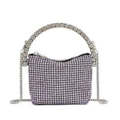 Imagem de Bolsas de mão de strass para mulheres, bolsas de ombro de corrente brilhantes para noite, coquetéis, formaturas, casamentos, c