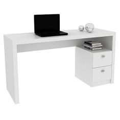 Imagem de Escrivaninha com 2 gavetas Multimóveis Vcr25033 Branco