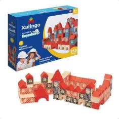 Imagem de Blocos Para Montar Brincando De Engenheiro 150 Peças Xalingo - 53054