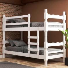 Imagem de Beliche - Vira 2 Camas - Para Colchão 78/88 X 188Cm Porto Multimóveis Vcr4138 Branco