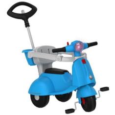 Imagem de Triciclo Bandeirante Scooter Banderetta Passeio e Pedal com Haste Remo