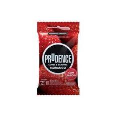 Imagem de Preservativo Prudence Cor Sabor Morango 3 Unidades