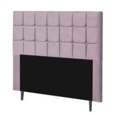 Imagem de Cabeceira Estofada Espanha 195CM King Strass Suede Rose - D A DECOR