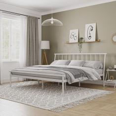 Imagem de Cama King em Aço Begônia CabeCasa MadeiraMadeira