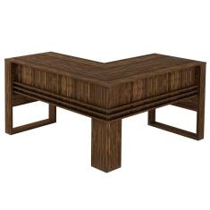 Imagem de Mesa Para Escritório Em L Me4145 Nogal/nogal