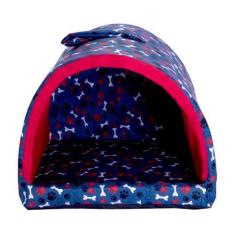 Imagem de Cama Pet para Cachorro ou Gato Iglu Toca Patinhas