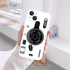 Imagem de Capa de telefone com câmera retrô para iPhone 11 12 13 Pro Max X XR XS MAX X 6s 8 7 Plus 13Mini SE20 capa colorida líquida macia, s00043, para iPhone 12