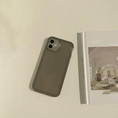 Imagem de Capa de telefone para iphone 14 plus 12 mini 11 13 pro max xr x xs max 7 8 cor pura contratada proteção transparente capa traseira, b112,2, para iphone 11