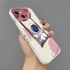 Imagem de Capa para iPhone 14 Pro Max Capa para iPhone 11 Capas de astronauta espacial dos desenhos animados para iPhone 13 12 XS Max X 7 8 Plus Capa macia, 11, para iPhone 14 Plus