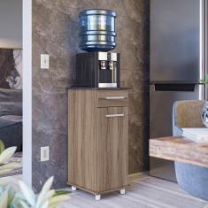 Imagem de Balcão Multiuso Simples 1 Porta 1 Gaveta Isis Carvalho Marrom