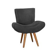 Imagem de Poltrona Decorativa Aline Suede  - JRV Móveis