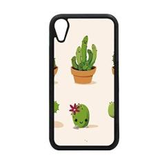 Imagem de Capa com ilustração de cacto de plantas suculentas para iPhone XR para proteção de telefone Apple