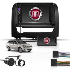 Imagem de Kit Multimídia Mp5 2 Din Bt Espelha Fiat Palio Weekend 13/20 - First O