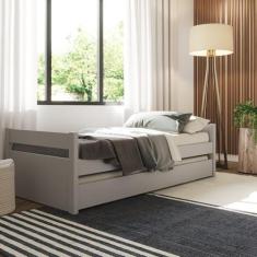 Imagem de Bicama 90x190cm em Madeira Maciça Double Yescasa Cool Grey