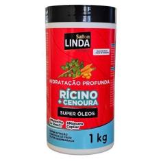 Imagem de Máscara de Hidratação Capilar Profunda Rícino + Cenoura 1kg - Sallon L