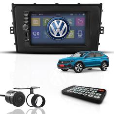 Imagem de Kit Central Multimídia Mp5 2 Din Bt Espelha Dvd Volks Nivus - First Op