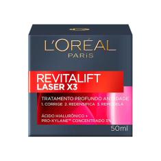 Imagem de Creme L'oréal Revitalift Laser X3 Antirrugas Facial Diurno com 50ml 49g