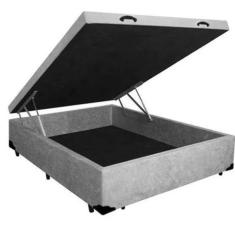 Imagem de Cama Box Bau Casal Reforçada com 48cm de altura