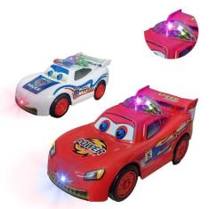 Imagem de Brinquedo Carrinho De Polícia Com Luzes 3D Som Luz  - Toy King