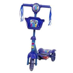 Imagem de Patinete Infantil 3 Rodas Turma Do Problems Cestinha Radical - Toys 2U