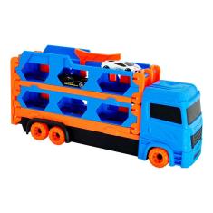 Imagem de Caminhao Cegonha Com Carrinhos Transport Dm Toys
