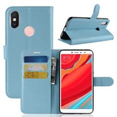 Imagem de XIAOMI Capa para Redmi S2, capa carteira flip de couro PU premium com compartimento para cartão, suporte e fecho magnético [capa interior à prova de choque de TPU] Compatível com XIAOMI Redmi S2