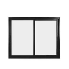 Imagem de Janela de Alumínio de Correr 100x120cm 2 Folhas Suprema Hale Esquadrias Preto