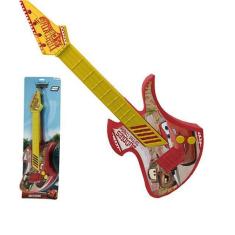 Imagem de Guitarra Acústica Infantil De Brinquedo Carros Relâmpago