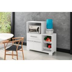 Imagem de Balcao de Cozinha Cuba Branco Brienza - Brienza Movelaria