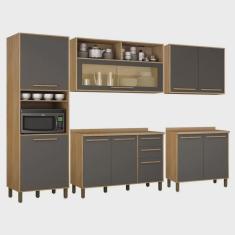 Imagem de Cozinha Completa 2 Armários Aéreos, 2 Balcões e 1 Paneleiro Salvador