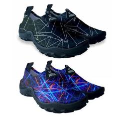 Imagem de Kit 2 Tenis Masculino Sapatilha Hibrido Água Praia Rapel Ciclismo Fute