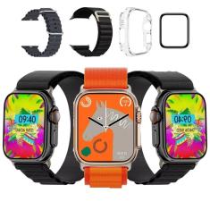 Imagem de Relogio Inteligente Mini W69 Ultra Smartwatch Masculino Feminino C/2 Pulseiras Case Pelicula C/Nf-Unissex