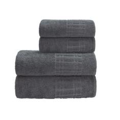 Imagem de Jogo de toalhas budd 4 peças de banho e rosto felpudo grande - CAMESA 