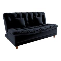 Imagem de Sofá Cama 3 lugares 1,85 mts Duda Matrix Preto