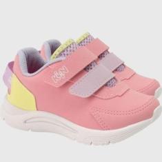 Imagem de Tênis Infantil Klin New Sport Mini e Fixador Aderente Fácil-Feminino