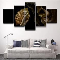 Imagem de Quadro Decorativos Ceifador de Vida com 5 peças 130x65 1