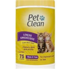 Imagem de Lenço Umedecido Gatos  75 lenços
