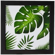 Imagem de Arte Maníacos Quadro Decorativo Plantas Folhas Grandes - 65x46cm (Moldura em laca )