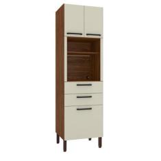 Imagem de Armário De Cozinha Paneleiro 3 Portas Microondas Kits Paraná - Kit's P