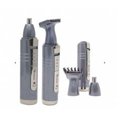 Imagem de Aparador elétrico de nariz e cabelo 2 em 1 recarregável