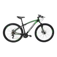 Imagem de Bicicleta Polimet Mtb Nitro Câmbio Shimano 17/Aro Preto/Verde 7161