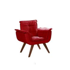 Imagem de Poltrona Bella Base Palito Imbuia Bella Decor , Palito